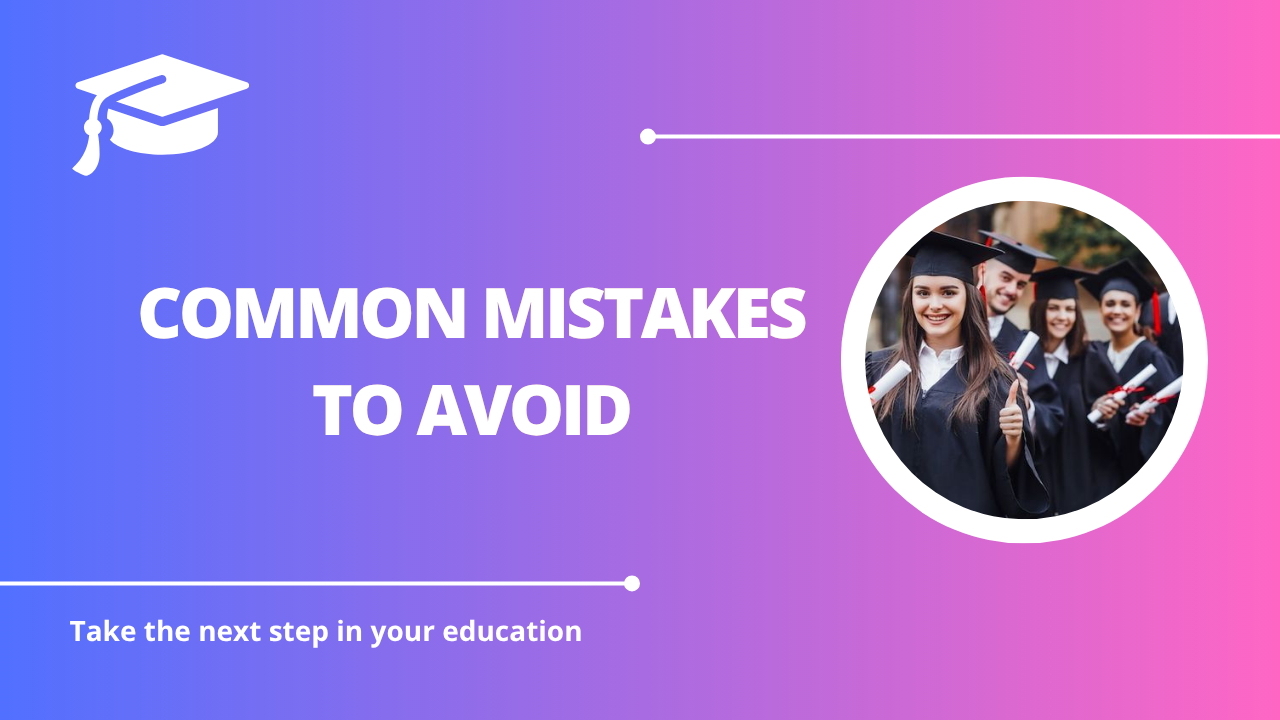 √Common Mistakes to Avoid