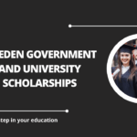 √Sweden Government and University Scholarships